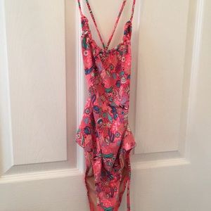 J.Crew one piece Playa print bathing suit